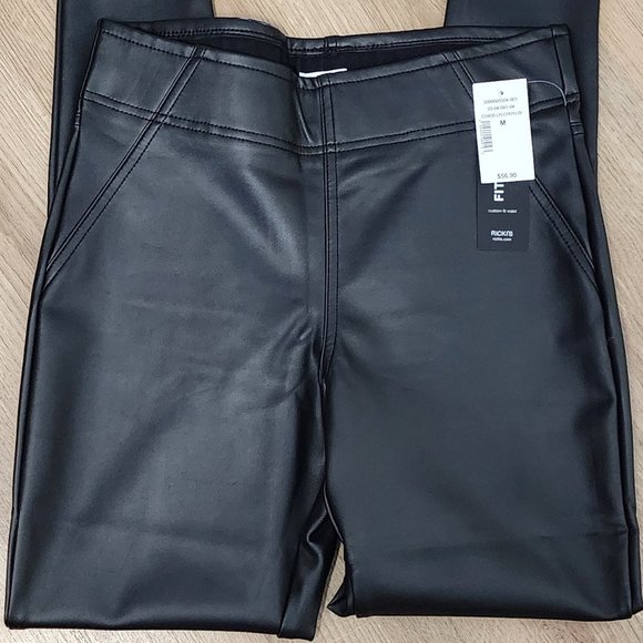 NWT Faux Leather Leggings - Picture 3 of 6